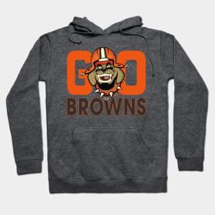 Cleveland Browns BullDawg - Go Browns Hoodie